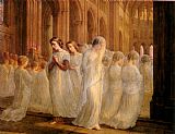 Le Poeme de l'ame - Premiere communion by Anne-Francois-Louis Janmot